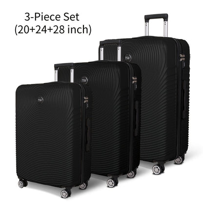 Set Valigie YSTYLE 3/5 Pezzi - Trolley ABS con Ruote Silenziose e Lucchetto TSA