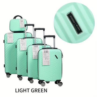 Set Valigie YSTYLE 5 Pezzi - Trolley Leggero con Ruote Silenziose e Lucchetto TSA