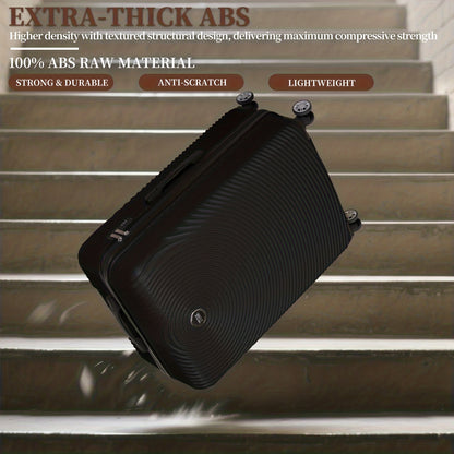 Set Valigie YSTYLE 3/5 Pezzi - Trolley ABS con Ruote Silenziose e Lucchetto TSA