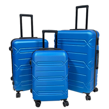 Set Valigie YSTYLE 3 Pezzi - Trolley ABS con Ruote Silenziose e Lucchetto TSA