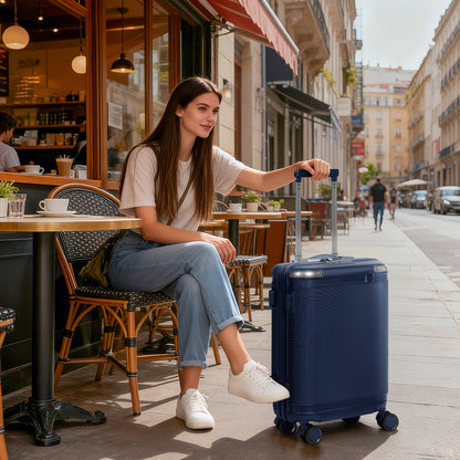 3-Piece Hardshell Luggage Set with TSA Lock - 20/24/28 Inch Travel Suitcase