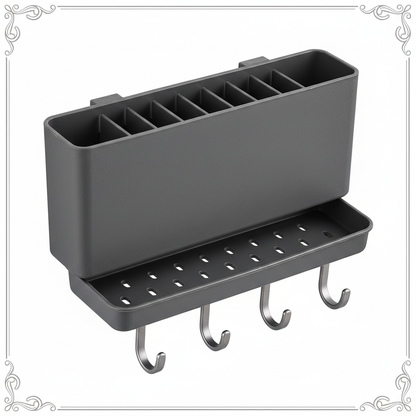 Dettaglio vassoio di scarico e ganci - Qualità premium